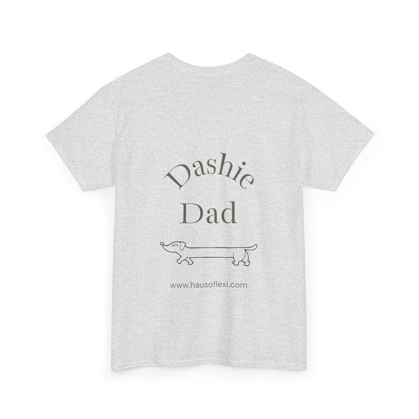 Dog Lover Unisex T-Shirt – Cute Dashie Dad Cotton Tee, Gift for Dog Moms & Animal Lovers, Casual Pet Lover Outfit Haus of Lexi Design