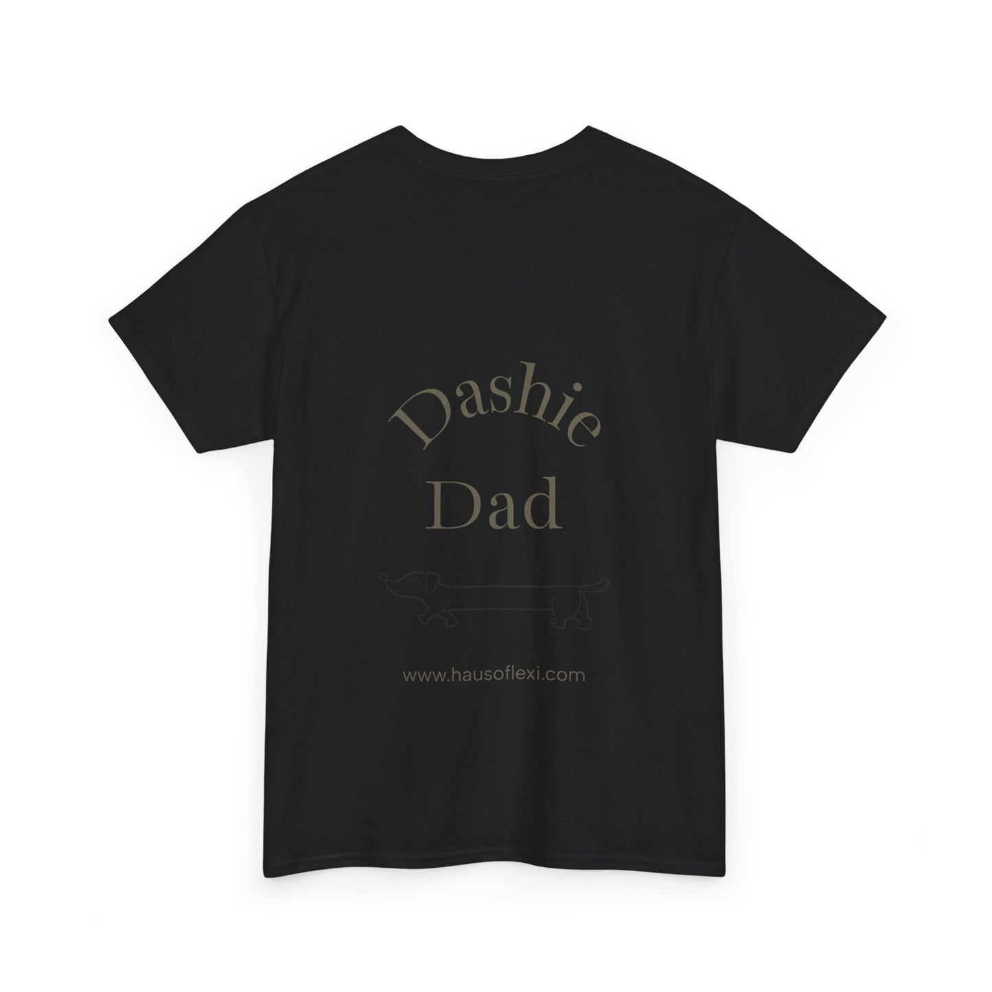 Dog Lover Unisex T-Shirt – Cute Dashie Dad Cotton Tee, Gift for Dog Moms & Animal Lovers, Casual Pet Lover Outfit Haus of Lexi Design