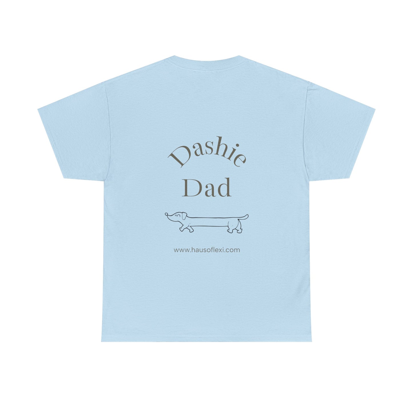 Dog Lover Unisex T-Shirt – Cute Dashie Dad Cotton Tee, Gift for Dog Moms & Animal Lovers, Casual Pet Lover Outfit Haus of Lexi Design