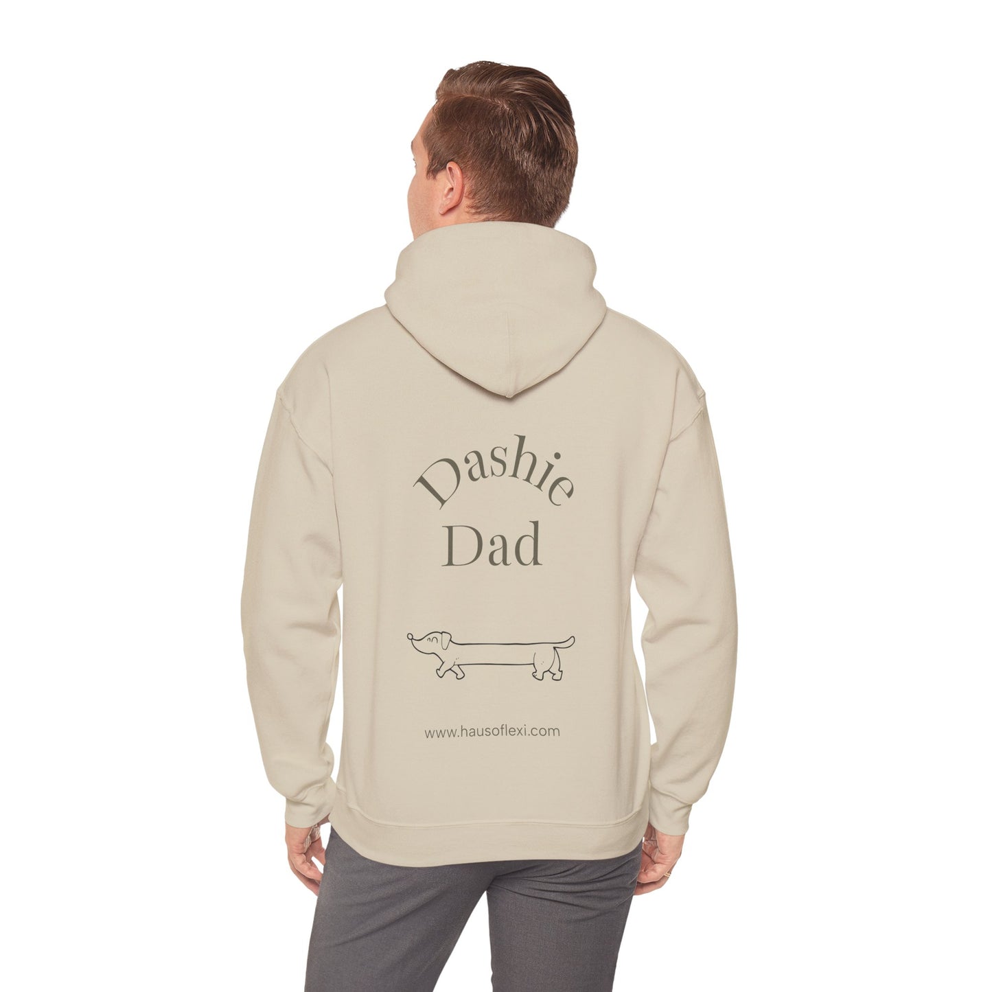 Dachshund Dad Hoodie - Unisex Sweatshirt Haus of Lexi Design