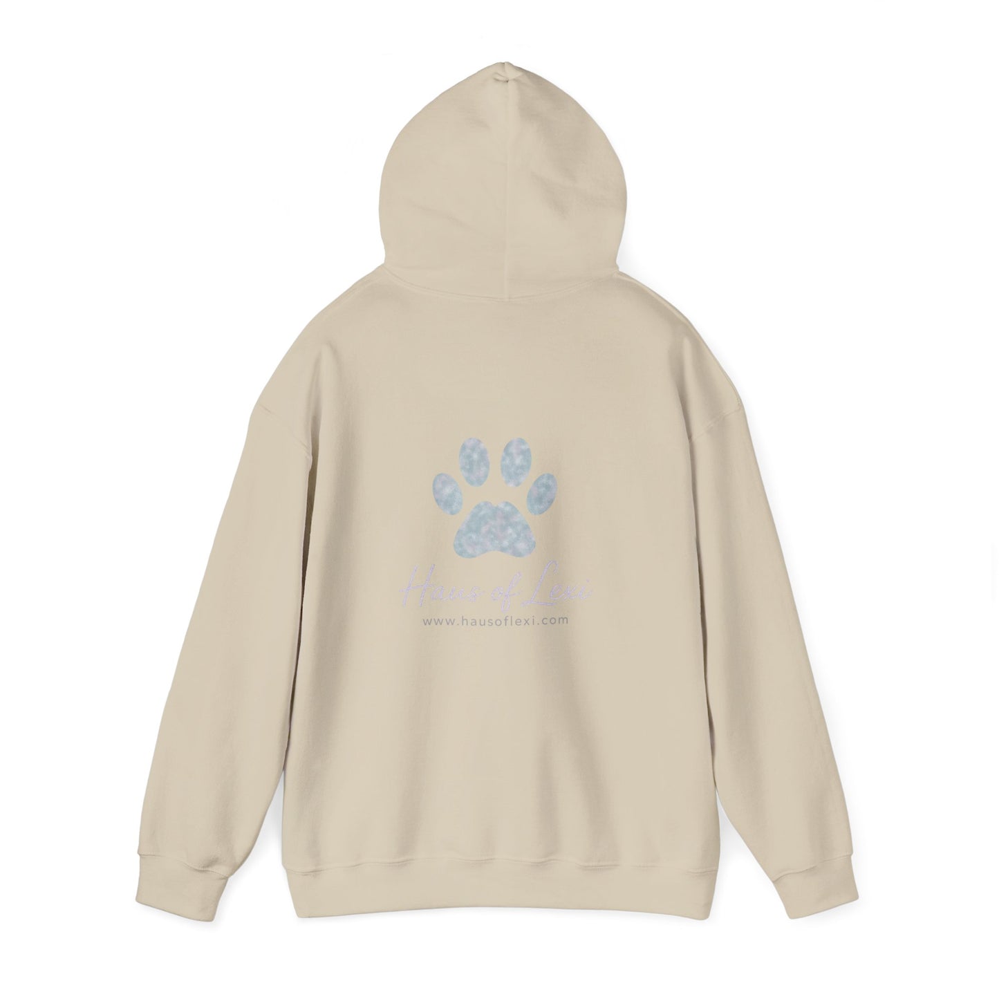 Cozy Pet Lover's Hoodie, Unisex Animal Paw Sweatshirt, Gift for Dog Owners, Cute Pet Apparel, Birthday Gift for Her