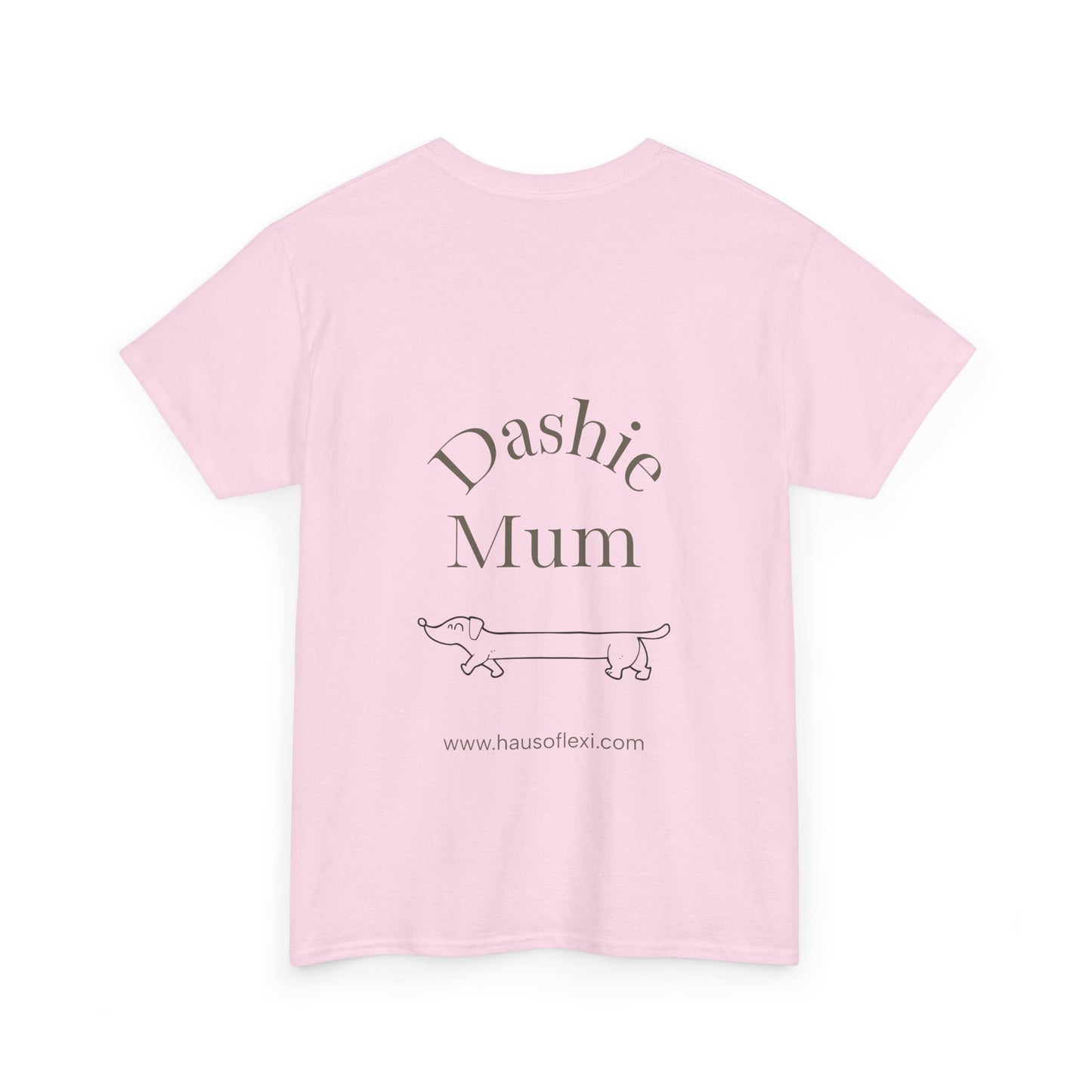 Dog Lover Unisex T-Shirt – Cute Dashie Mum Cotton Tee Haus of Lexi Design