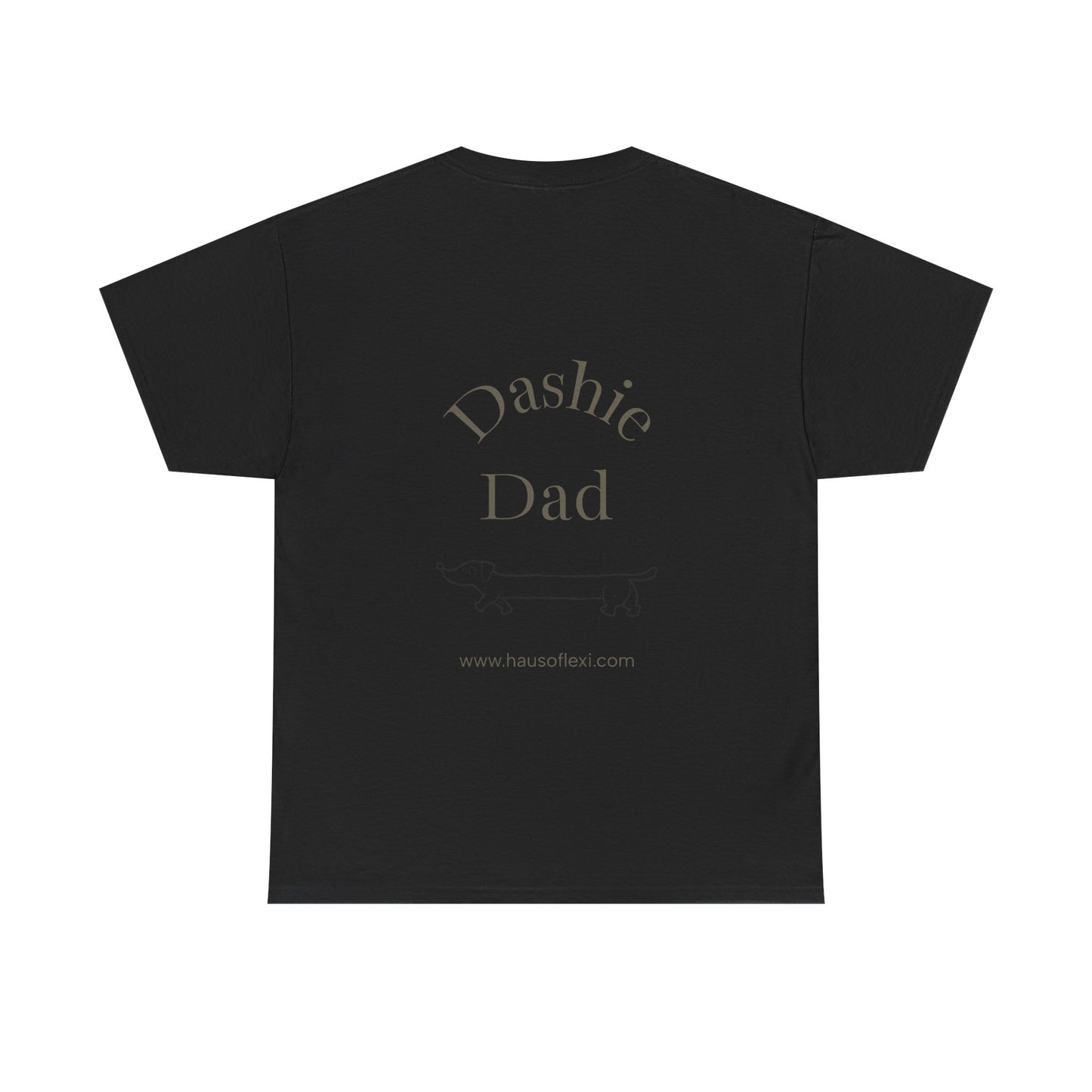 Dog Lover Unisex T-Shirt – Cute Dashie Dad Cotton Tee, Gift for Dog Moms & Animal Lovers, Casual Pet Lover Outfit Haus of Lexi Design