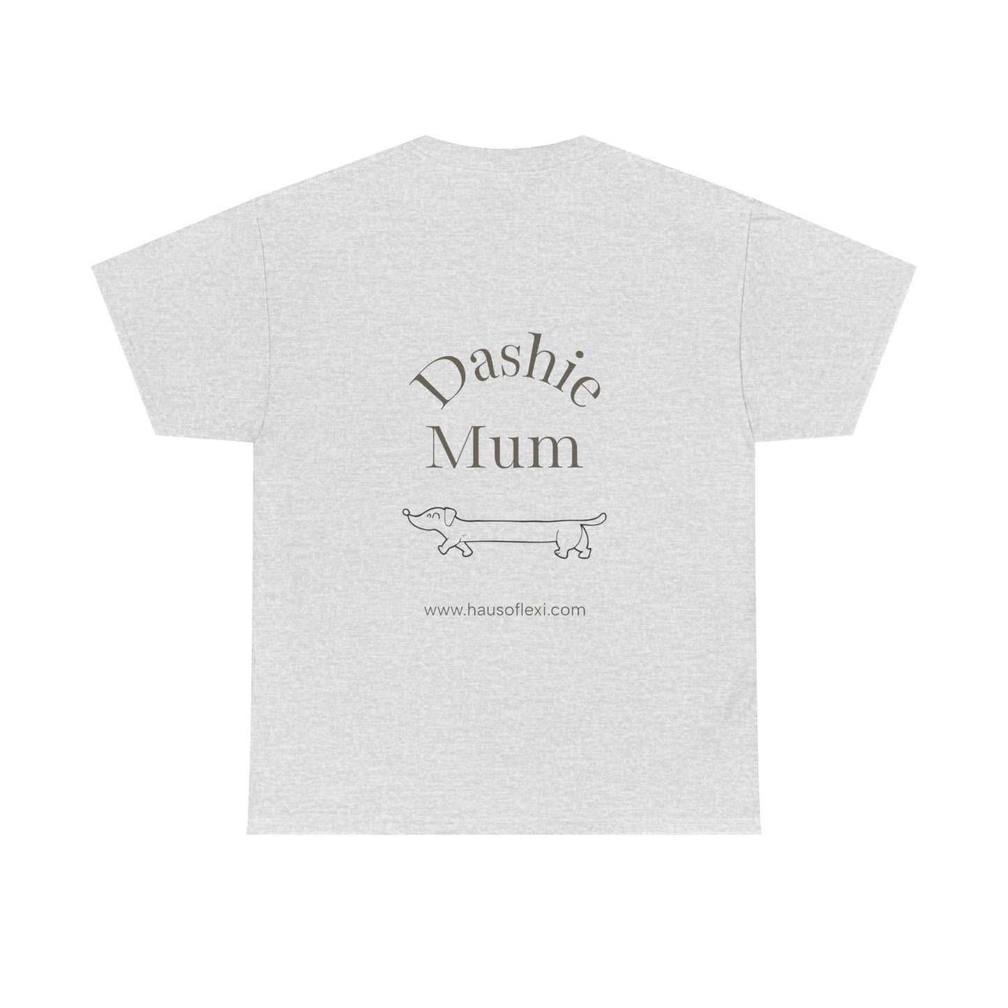 Dog Lover Unisex T-Shirt – Cute Dashie Mum Cotton Tee Haus of Lexi Design