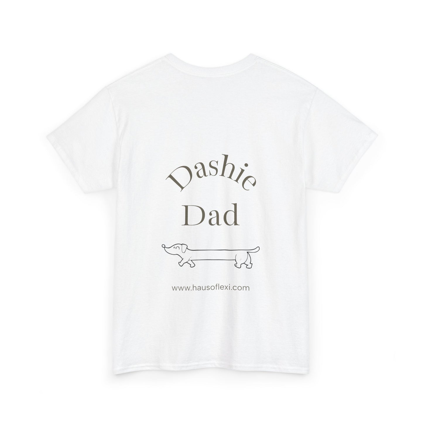 Dog Lover Unisex T-Shirt – Cute Dashie Dad Cotton Tee, Gift for Dog Moms & Animal Lovers, Casual Pet Lover Outfit Haus of Lexi Design