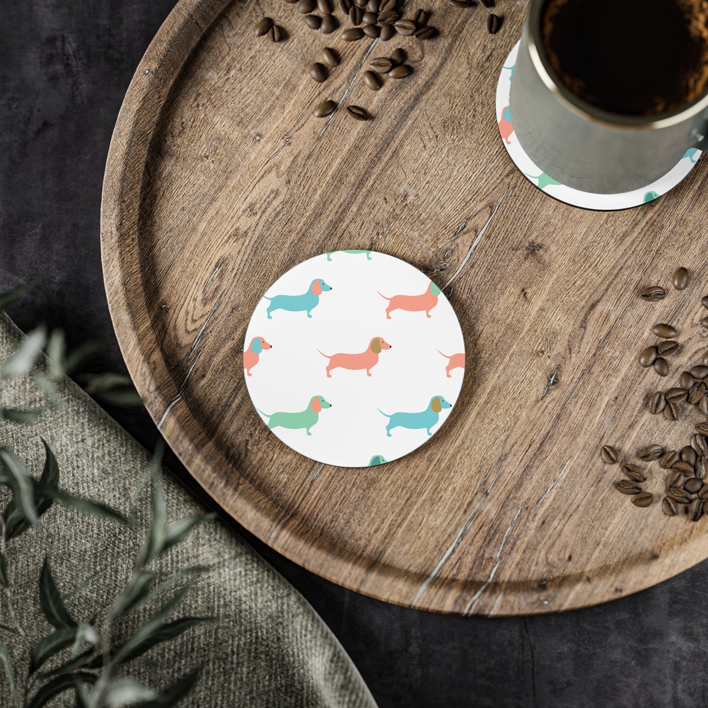 Dashshund Coasters