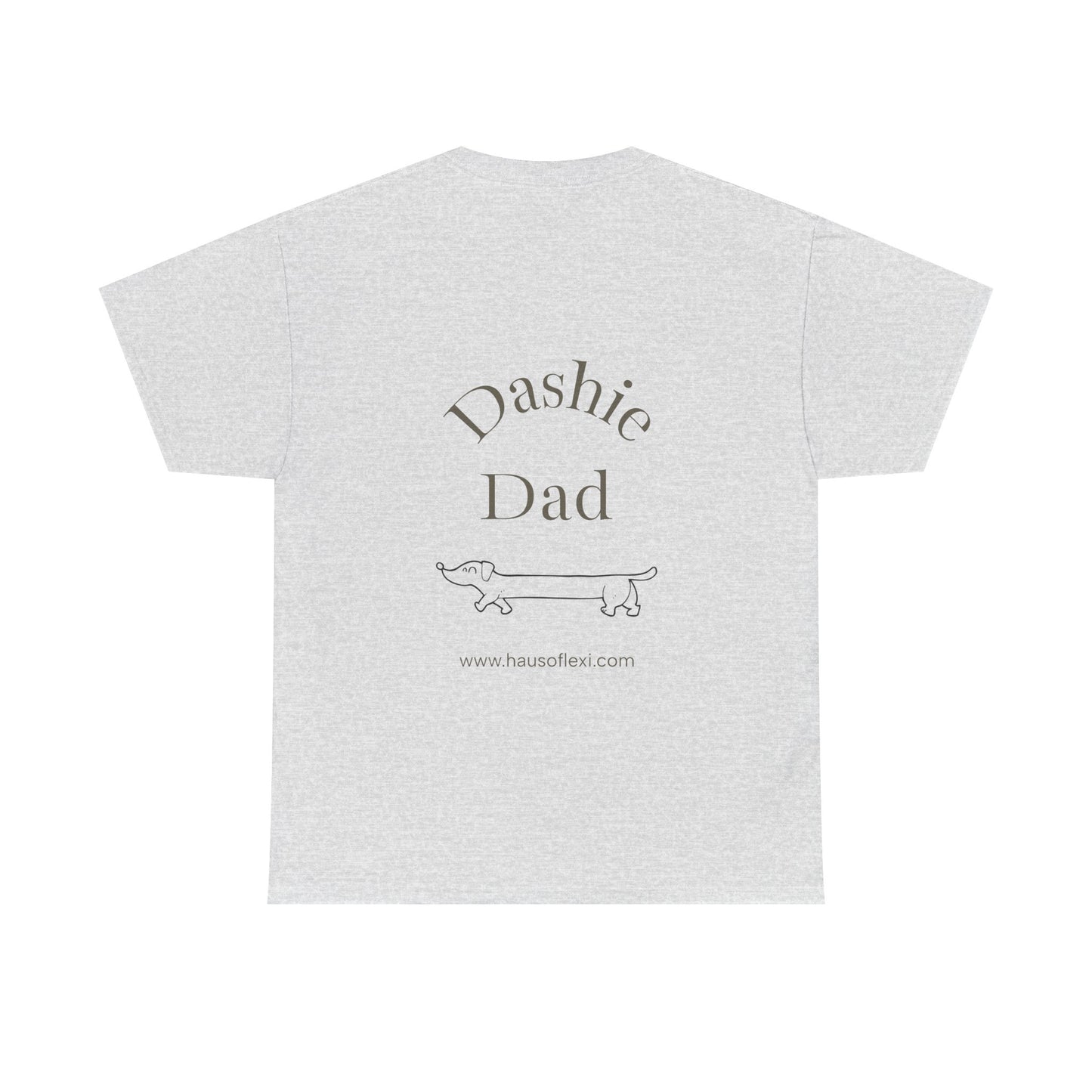 Dog Lover Unisex T-Shirt – Cute Dashie Dad Cotton Tee, Gift for Dog Moms & Animal Lovers, Casual Pet Lover Outfit Haus of Lexi Design