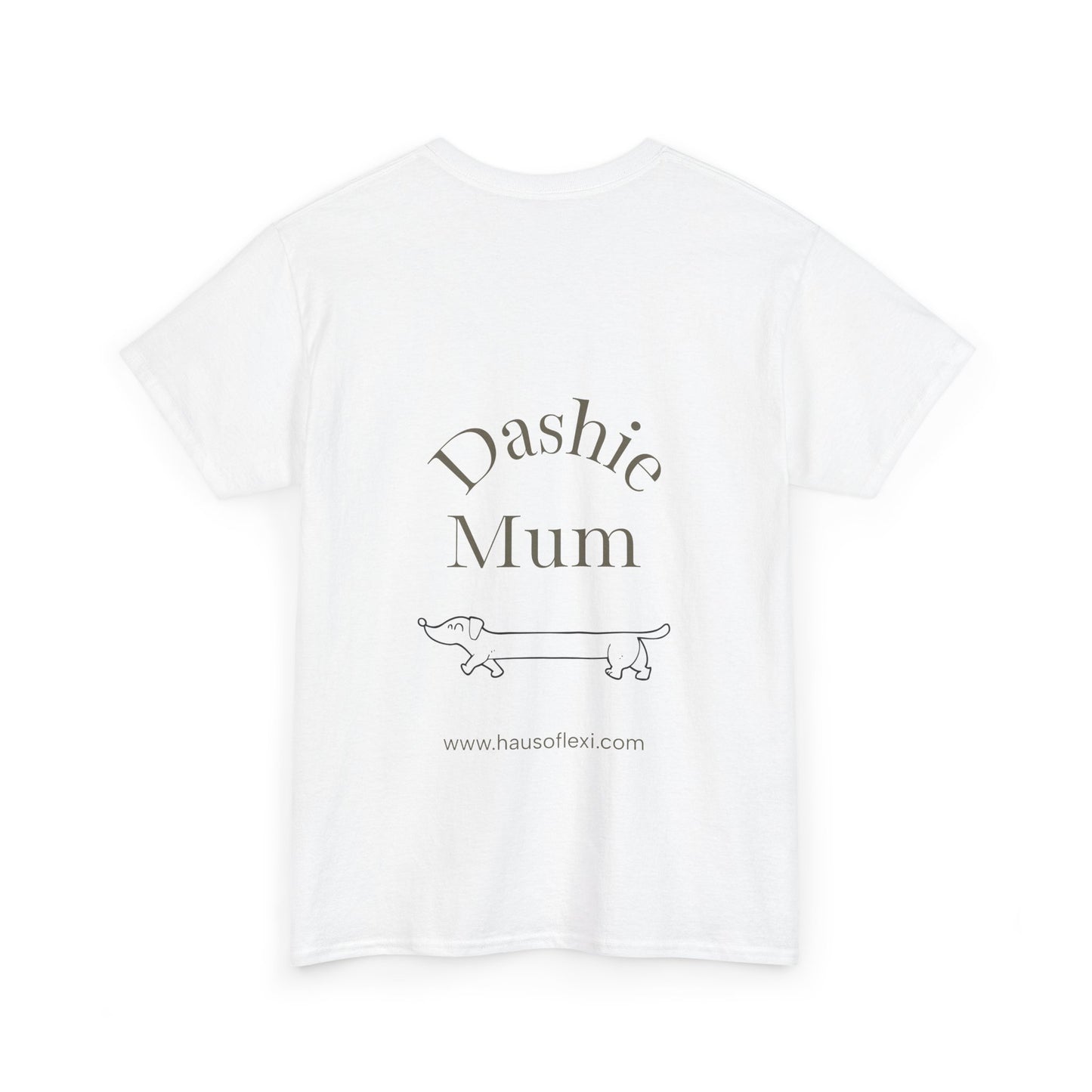 Dog Lover Unisex T-Shirt – Cute Dashie Mum Cotton Tee Haus of Lexi Design