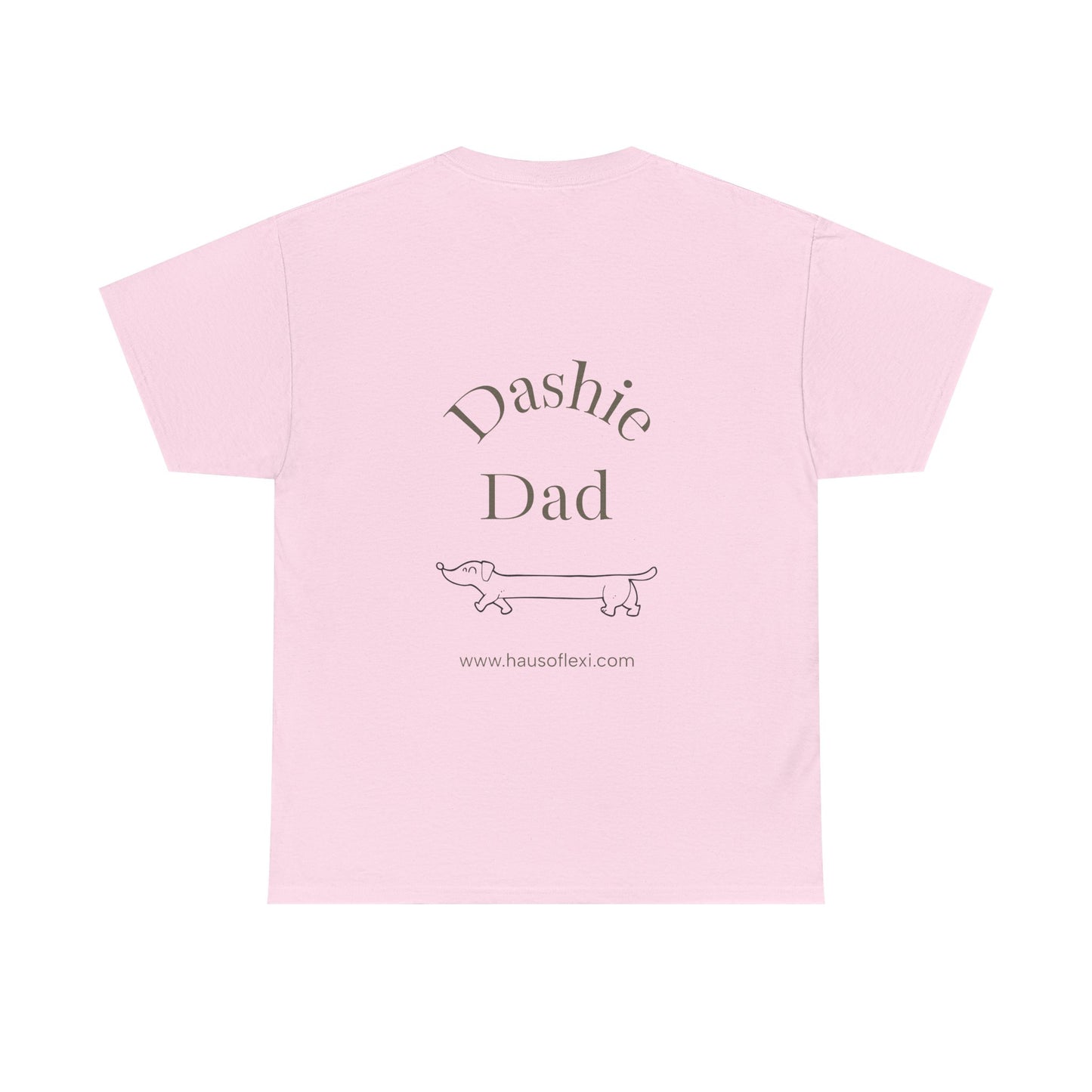 Dog Lover Unisex T-Shirt – Cute Dashie Dad Cotton Tee, Gift for Dog Moms & Animal Lovers, Casual Pet Lover Outfit Haus of Lexi Design