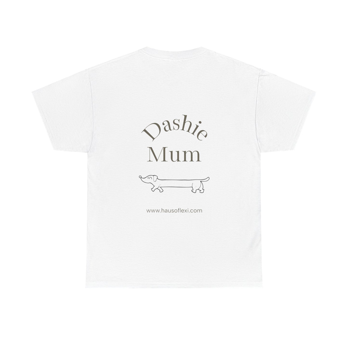 Dog Lover Unisex T-Shirt – Cute Dashie Mum Cotton Tee Haus of Lexi Design