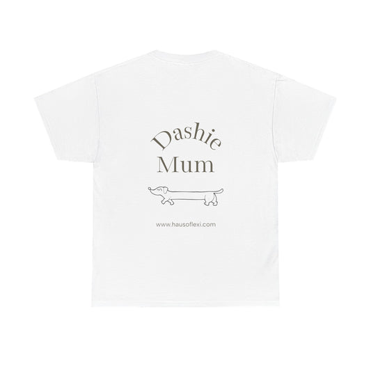 Dog Lover Unisex T-Shirt – Cute Dashie Mum Cotton Tee Haus of Lexi Design
