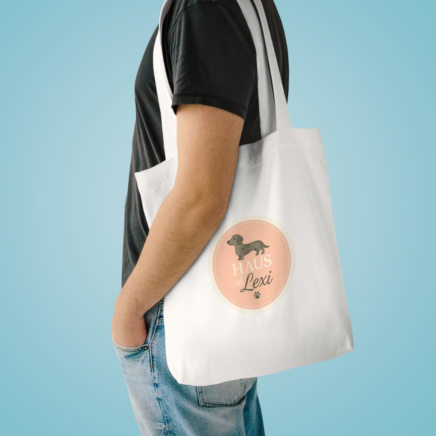 Haus of Lexi Personalized Dog Lover Tote Bag