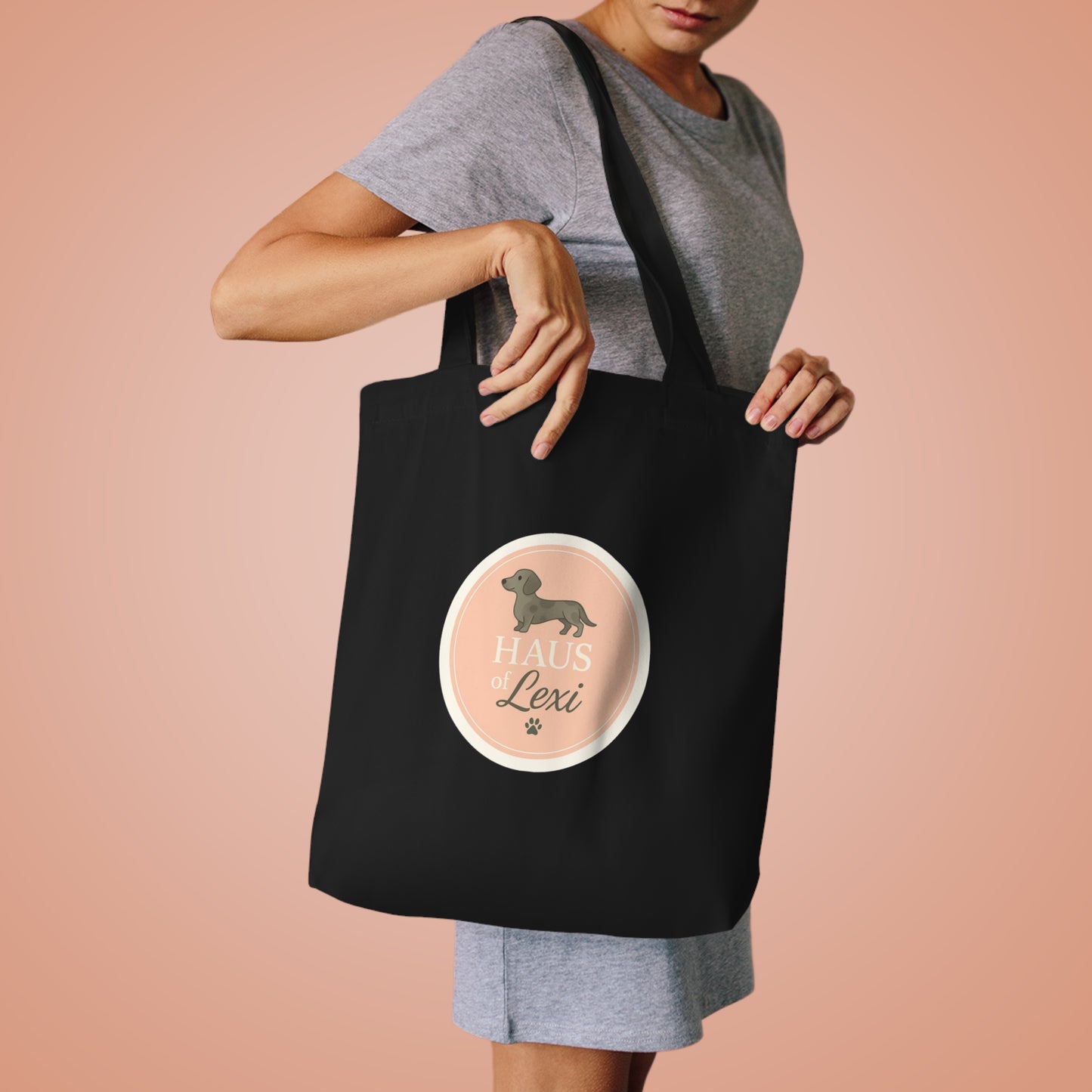 Haus of Lexi Personalized Dog Lover Tote Bag