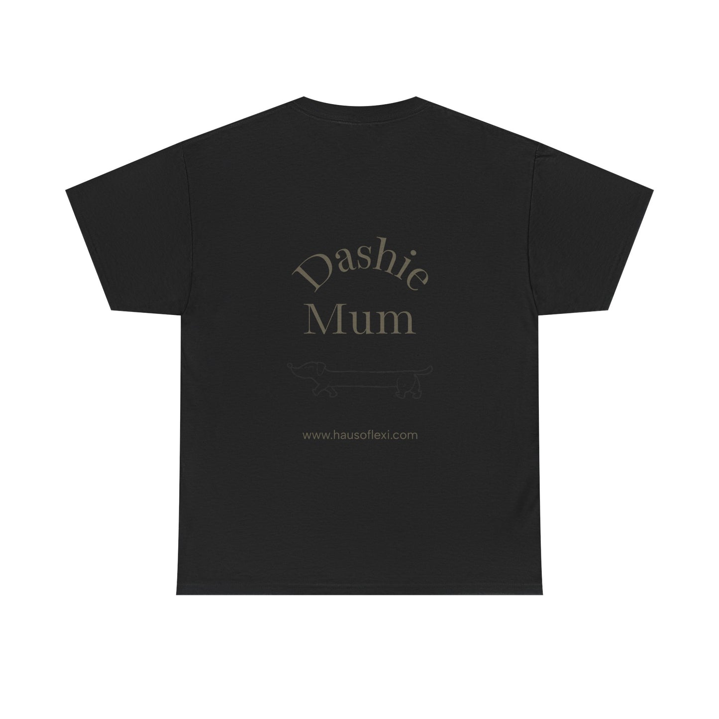 Dog Lover Unisex T-Shirt – Cute Dashie Mum Cotton Tee Haus of Lexi Design