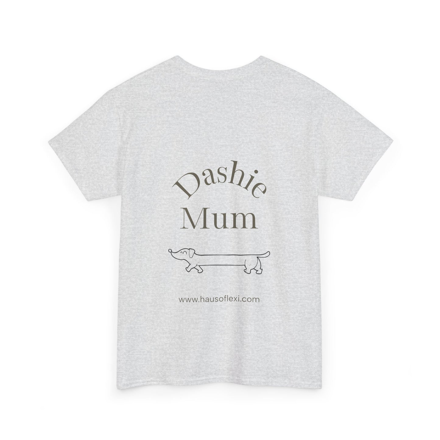 Dog Lover Unisex T-Shirt – Cute Dashie Mum Cotton Tee Haus of Lexi Design