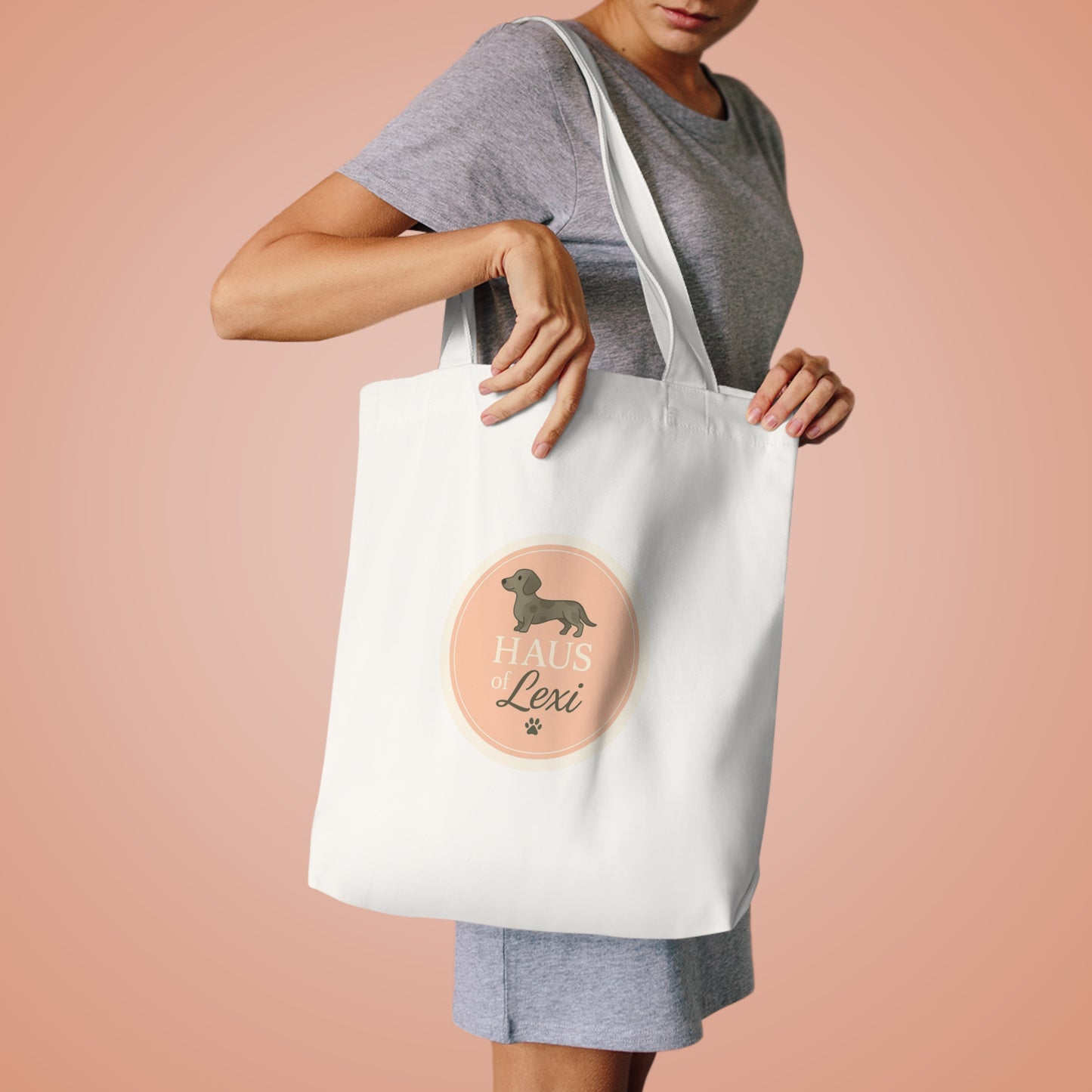 Haus of Lexi Personalized Dog Lover Tote Bag