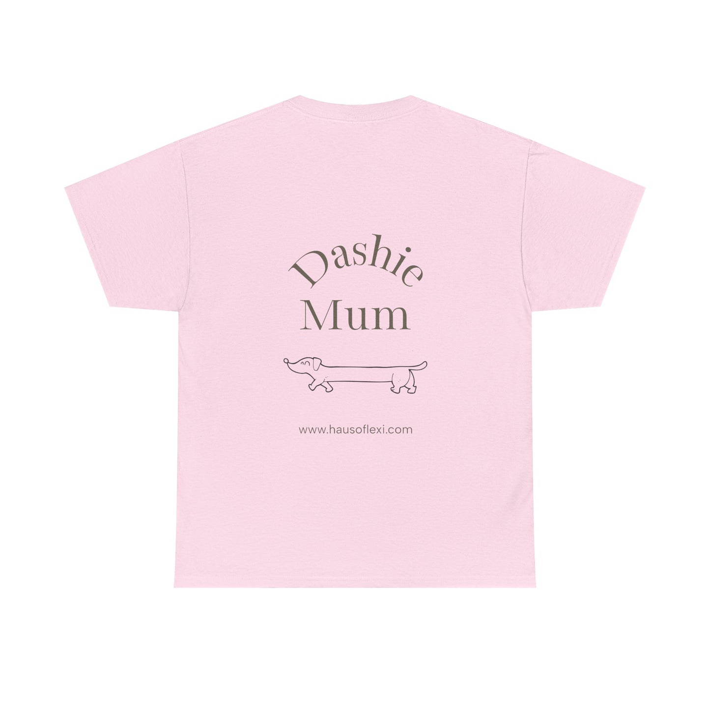 Dog Lover Unisex T-Shirt – Cute Dashie Mum Cotton Tee Haus of Lexi Design