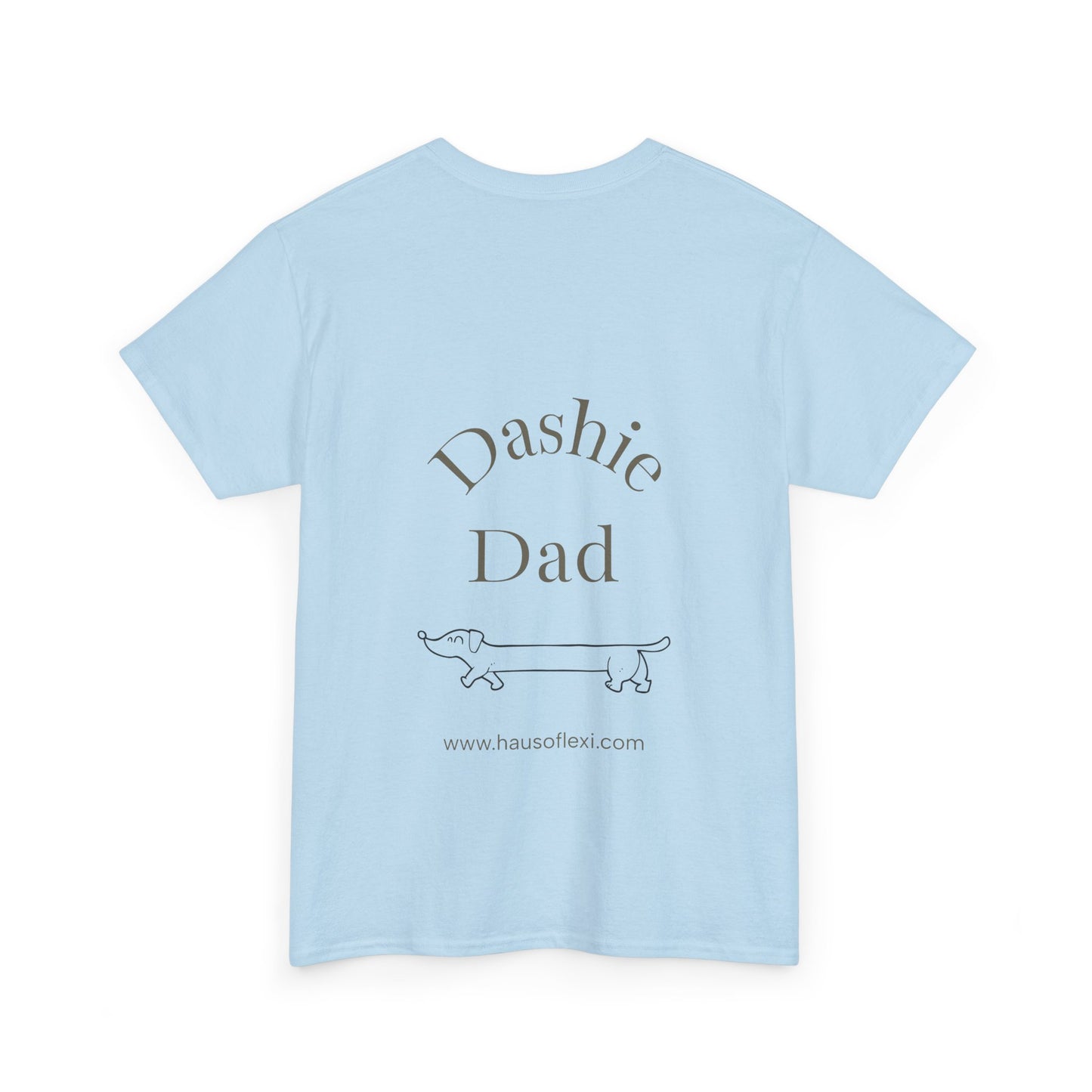 Dog Lover Unisex T-Shirt – Cute Dashie Dad Cotton Tee, Gift for Dog Moms & Animal Lovers, Casual Pet Lover Outfit Haus of Lexi Design