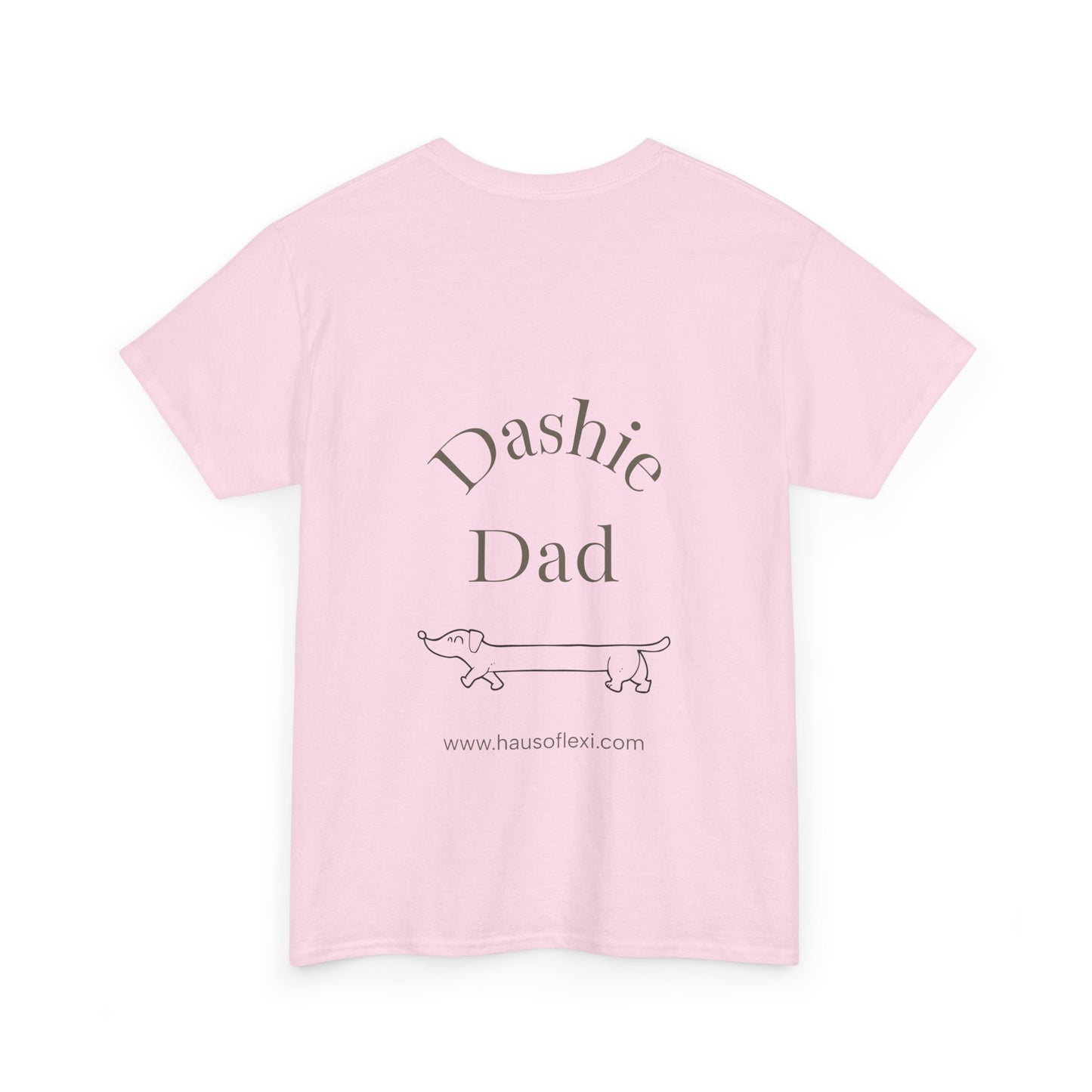 Dog Lover Unisex T-Shirt – Cute Dashie Dad Cotton Tee, Gift for Dog Moms & Animal Lovers, Casual Pet Lover Outfit Haus of Lexi Design