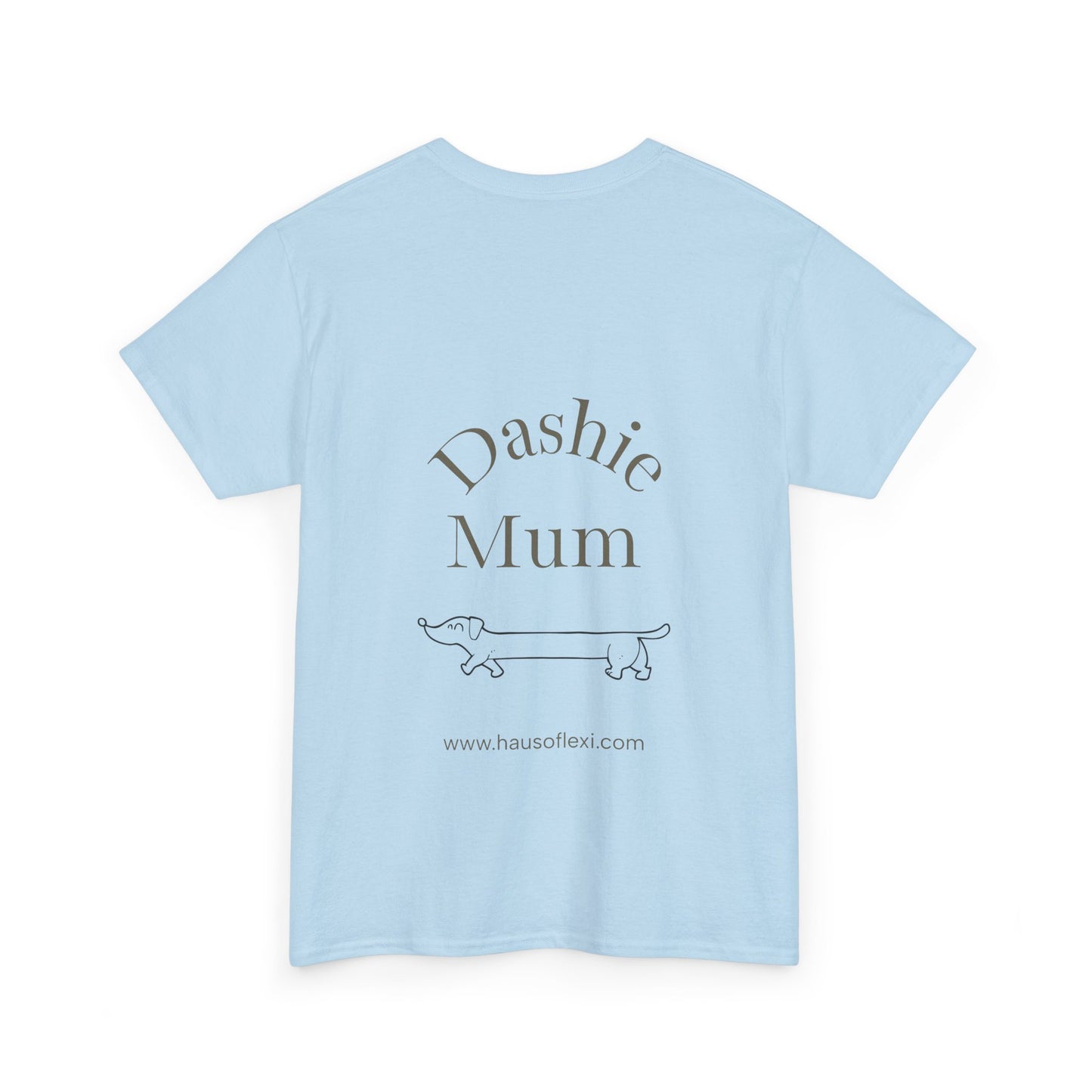 Dog Lover Unisex T-Shirt – Cute Dashie Mum Cotton Tee Haus of Lexi Design