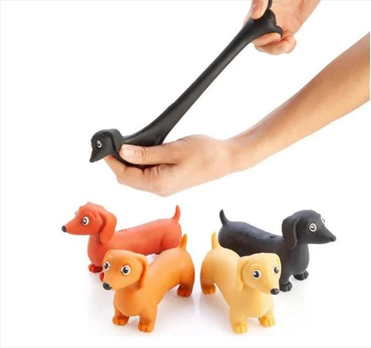 Novelty Stretch Dachshund Sausage Dog (SELECTED AT RANDOM)
